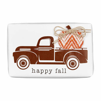 CLEARANCE - Happy Fall Thanksgiving Soap - Ruffled Feather