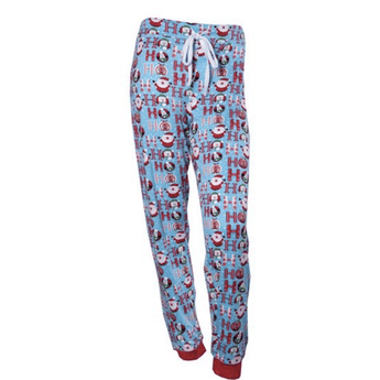 CLEARANCE - Ho Ho Ho Women's Pajama Jogger Pant - Ruffled Feather