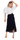 CLEARANCE - Mallie Black Wrap Skirt - Ruffled Feather