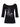 CLEARANCE Navy and White Top - Ruffled Feather