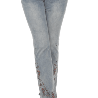 CLEARANCE Orange Sequin Jeans - Ruffled Feather