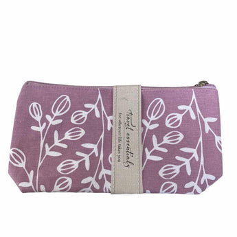 CLEARANCE Plum Cosmetic Bag - Ruffled Feather