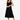 CLEARANCE - Portia Black Ribbed Tank Maxi Dress - Ruffled Feather