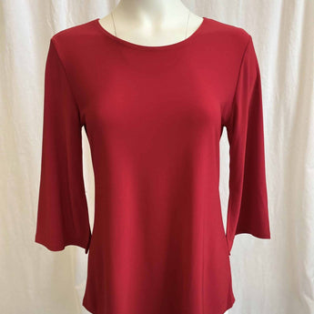 CLEARANCE Red Split Sleeve and Back Tunic - Ruffled Feather