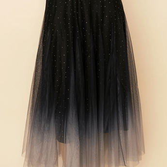 CLEARANCE - Ruffle Skirt Starry Sky - Ruffled Feather