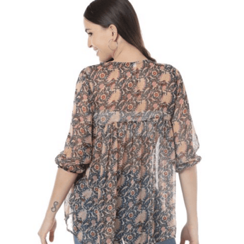 CLEARANCE - Smallsy Top - Ruffled Feather