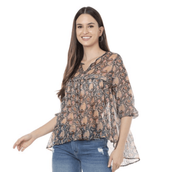 CLEARANCE - Smallsy Top - Ruffled Feather