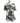 CLEARANCE SS Cool Shoulder Top - Black &amp; White - Ruffled Feather