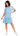 CLEARANCE - Tammy Tiered Dress - Blue - Ruffled Feather