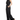 CLEARANCE - Vega Jumper - Black - Ruffled Feather