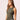 Cleo Ribbed Tank Cypress - Ruffled Feather