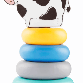 Cow Stacking Toy - Ruffled Feather