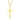Cross Necklace with Cubic Zirconia - Ruffled Feather