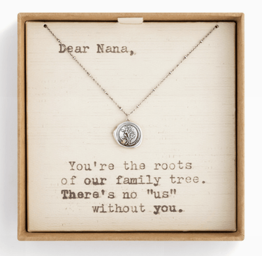 Dear You Necklace - Nana - Ruffled Feather