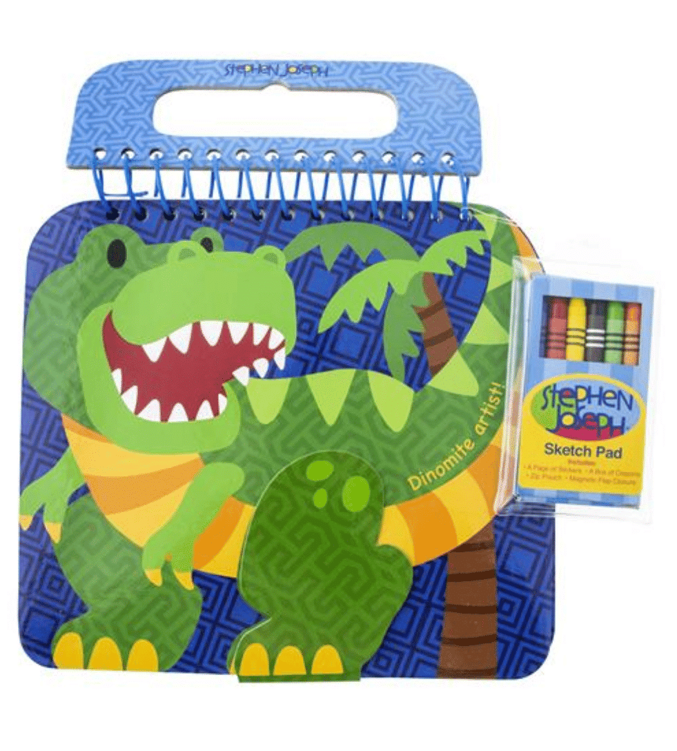 Dino Shaped Sketch Pad – Ruffled Feather