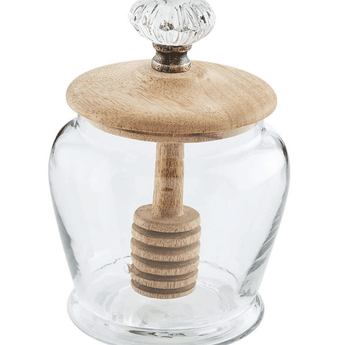 Door Knob Honey Jar - Ruffled Feather