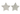 Double Sided Wooden Star (Red - White) - Ruffled Feather