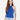 Evie Mock Neck Halter Tank Bluebird - Ruffled Feather