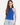 Evie Mock Neck Halter Tank Bluebird - Ruffled Feather