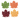 Fall Leaf Chargers Assorted Colors - Ruffled Feather