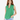 Fia Alpine Green Ruffled Neck Sleeveless Tank - Ruffled Feather