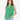 Fia Alpine Green Ruffled Neck Sleeveless Tank - Ruffled Feather