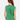 Fia Alpine Green Ruffled Neck Sleeveless Tank - Ruffled Feather