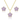 Flower Pendant & Stud Set - Ruffled Feather
