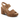 Gamona -Tan Suede Sandal - Ruffled Feather