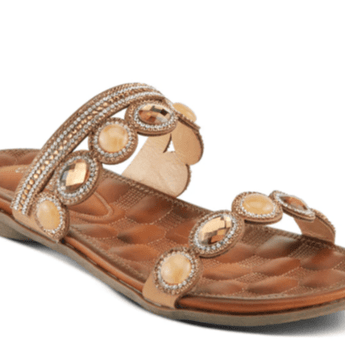 Gooden Sandal - Tan - Ruffled Feather