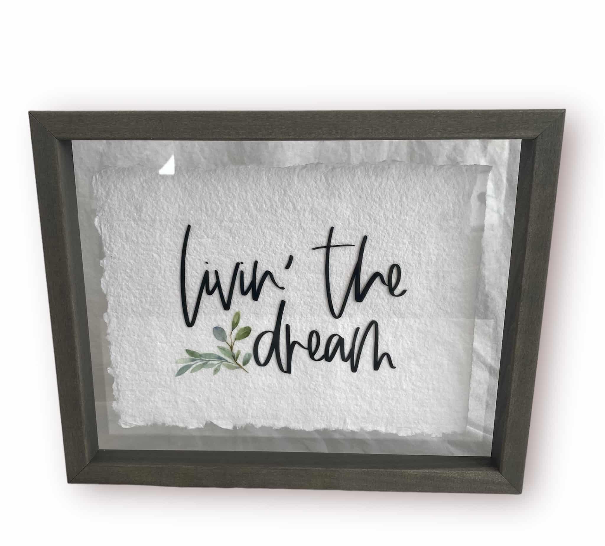 Shadow Box Quotes Americanflat Black Framed Shadow Box Sign Decor 'I