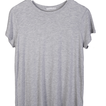 Heather Grey Luxe T-Shirt - Ruffled Feather