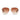 Hilary Aviator w/ Sparkle Lens - Gold - Ruffled Feather