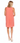 Inman Ribbed Dress Pink Coral - Ruffled Feather