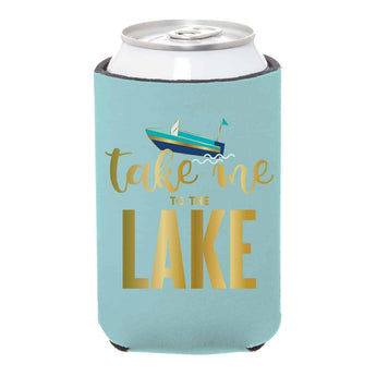 Insulated Can Cover - Take Me to the Lake - Ruffled Feather