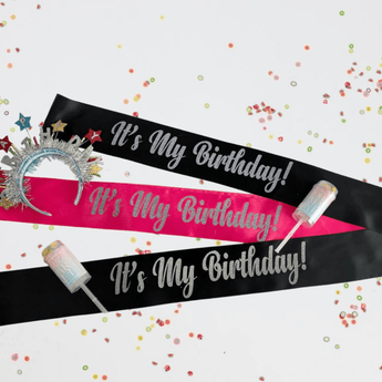 It's My Birthday! Sash - Ruffled Feather