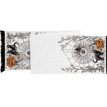 Jol Boo Spider Web Runner - Ruffled Feather