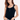 Juniper Black Rib Henley Tank - Ruffled Feather