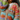 Coco+Carmen Maloti Chunky Button Front Cardigan - Bright Multicolor