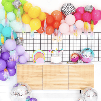 Kailo Disco Ball Balloon Arch Kit - Ruffled Feather