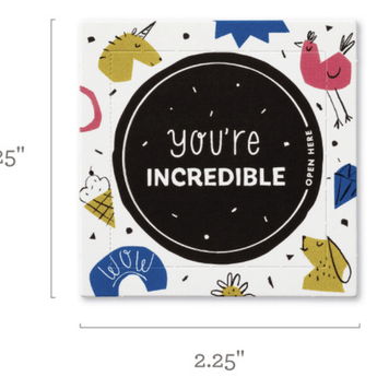 Kids Thoughtfulls - You're Incredible - Ruffled Feather