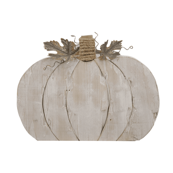 Large Wood Pumpkin Stand - Ruffled Feather