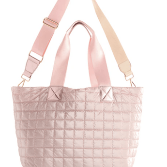 Logan Travel Tote Bag - Rose - Ruffled Feather