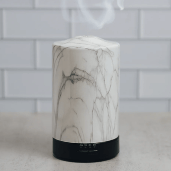 Marble - Artesian Glass Ultrasonic Diffuser - Ruffled Feather