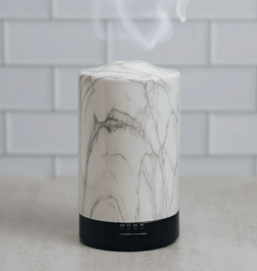 Marble - Artesian Glass Ultrasonic Diffuser - Ruffled Feather