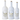 Matte White Halloween LED Skull Bottles - Ruffled Feather