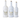 Matte White Halloween LED Skull Bottles - Ruffled Feather