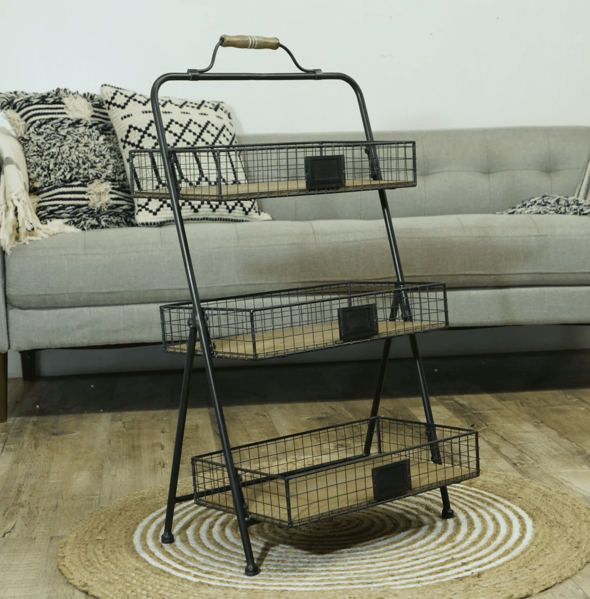 Metal 3 Tier Display Rack – Ruffled Feather