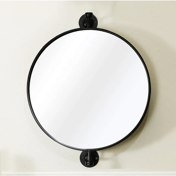 Metal Round Mirror Wall Mounted - Ruffled Feather