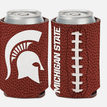 Michigan State Football Can coozie - Ruffled Feather